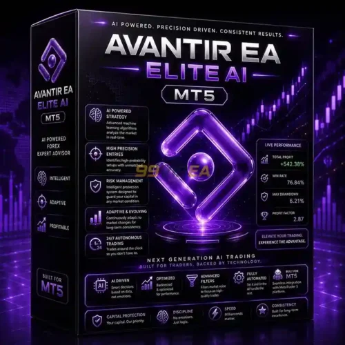Avantir EA-ELITE AI MT5 – AI-Powered Automated Gold Trading
