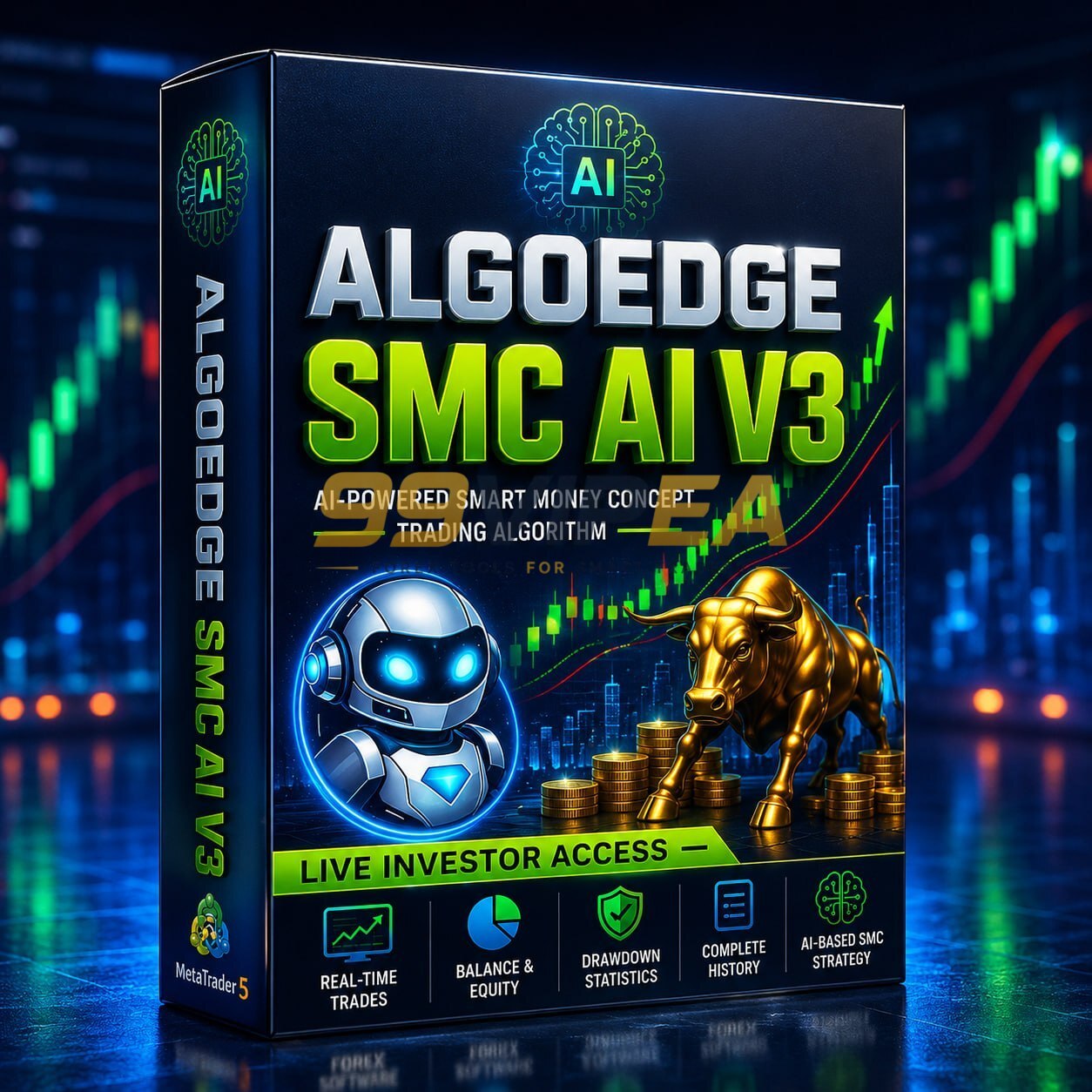 AlgoEdge SMC AI V3 MT5 + SetFiles | No DLL – Build 6111+
