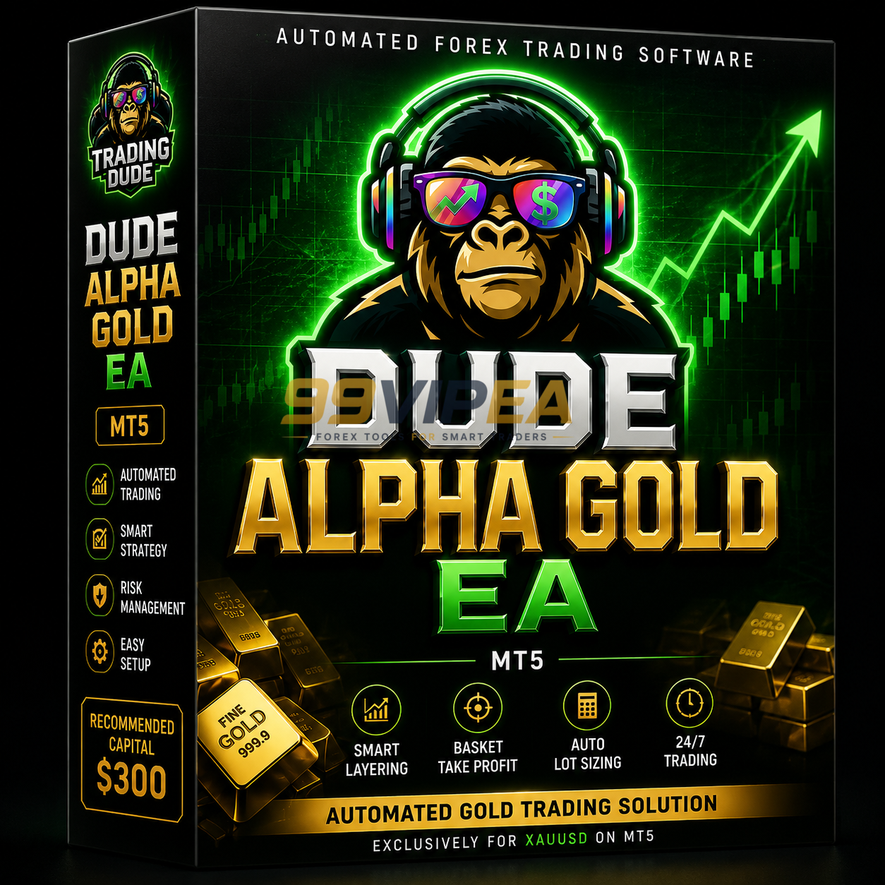 Dude Alpha Gold EA MT5 v1.4.2 + SetFiles | Unlimited Use