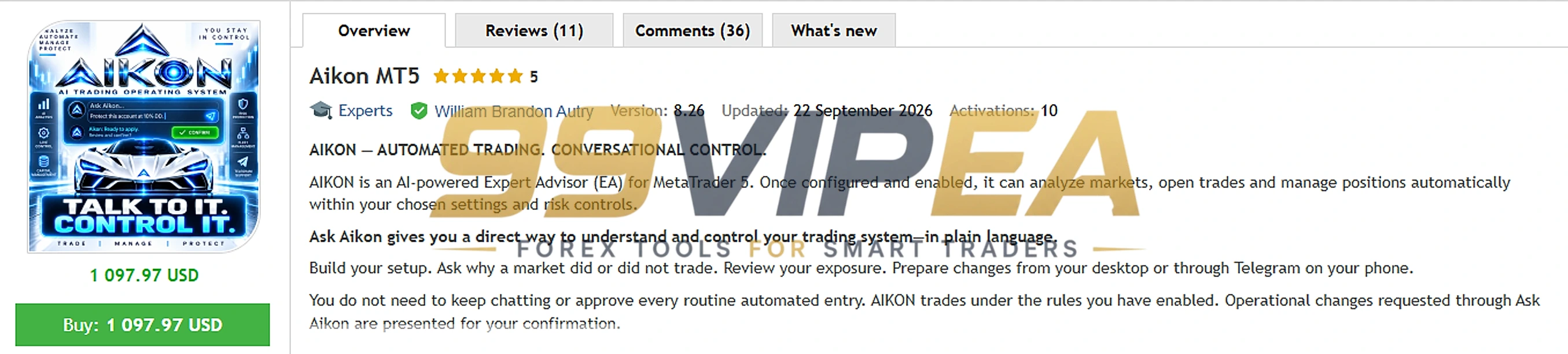 Aikon MT5 MQL5 Review