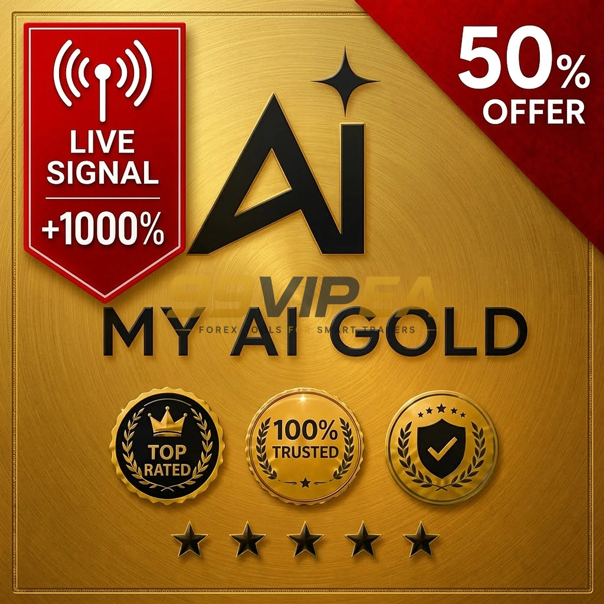 My AI Gold MT5 : No DLL Build 6231+ | Unlimited Free update